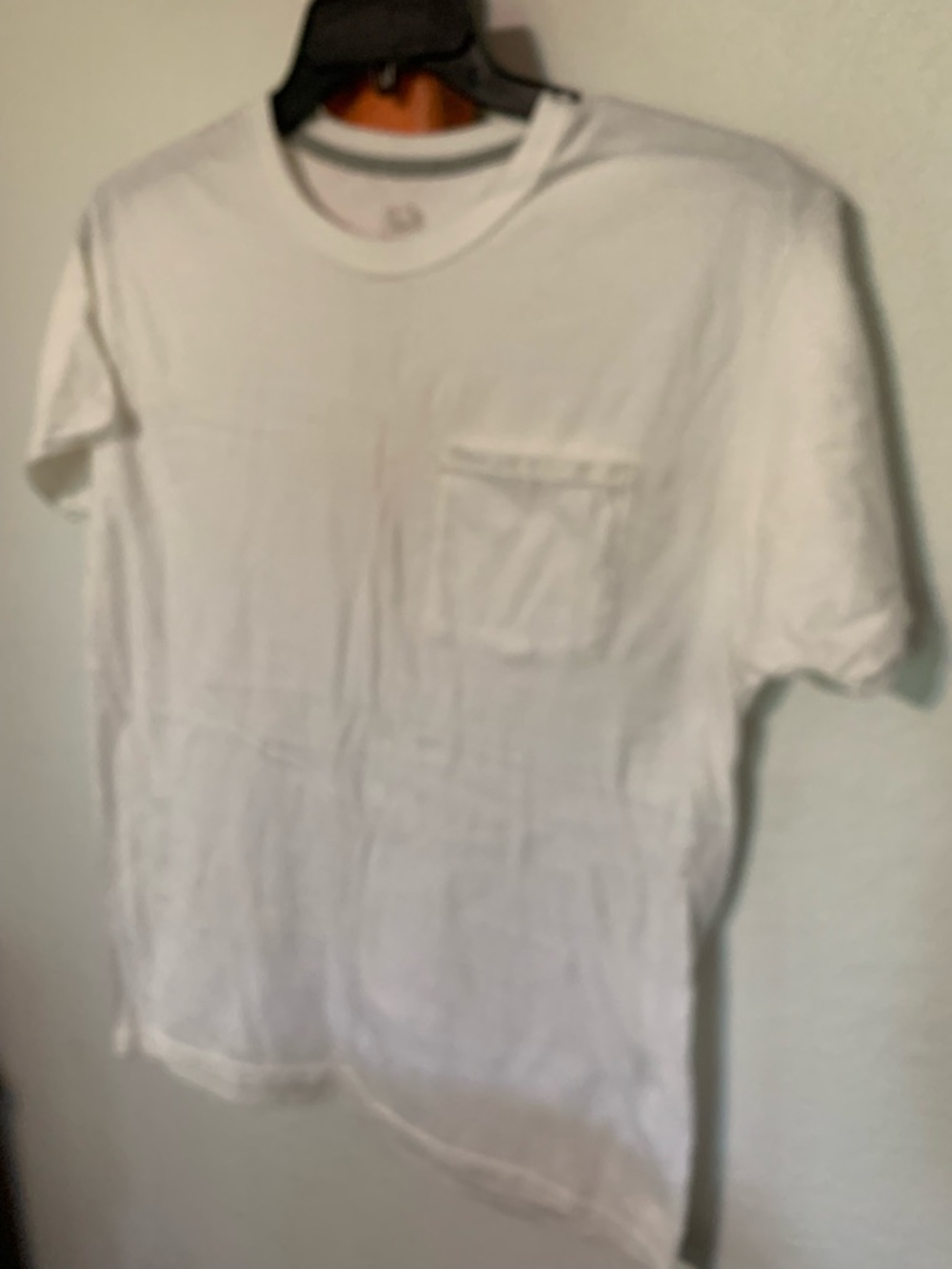 Fruit of the Loom Men's White Short-Sleeve Pocket Tee